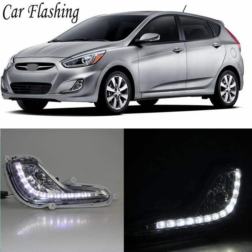 Car Flashing LED Daytime Running Light Fog Light DRL Xenon Lamp For Hyundai Accent Solaris 2012 2013 fog lamp cover daylight
Car Flashing LED Daytime Running Light Fog Light DRL Xenon Lamp For Hyundai Accent Solaris 2012 2013 fog lamp cover daylight