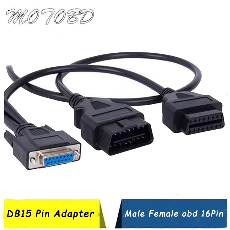 111CM OBD16Pin To DB 15 Pin Serial Port Extension Line Male 16 Pin DB 15pin Obd2 Connector 15 Pin Female Car Obdii Cable Adapter
111CM OBD16Pin To DB 15 Pin Serial Port Extension Line Male 16 Pin DB 15pin Obd2 Connector 15 Pin Female Car Obdii Cable Adapter