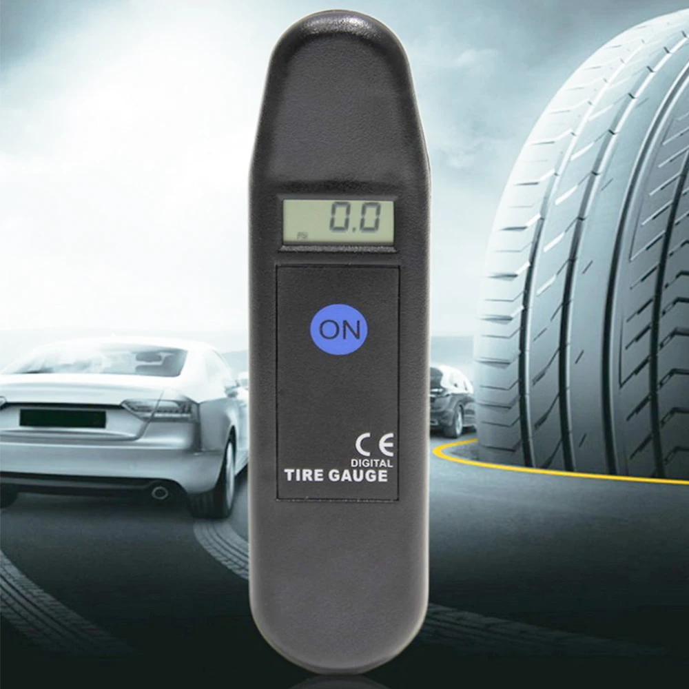 Digital Electronic Plastic Tire Pressure Gauge High Precision Car Mini Barometer | Инструменты