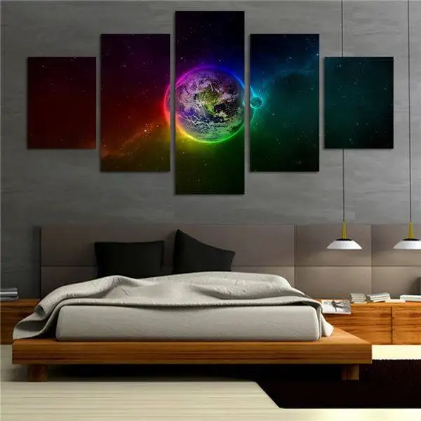 Unframed Printed Planets Outer Space 5 Piece Painting Wall Art Children S Room Decor Poster Canvas F246 -33452-JBO
Unframed Printed Planets Outer Space 5 Piece Painting Wall Art Children S Room Decor Poster Canvas F246 -33452-JBO