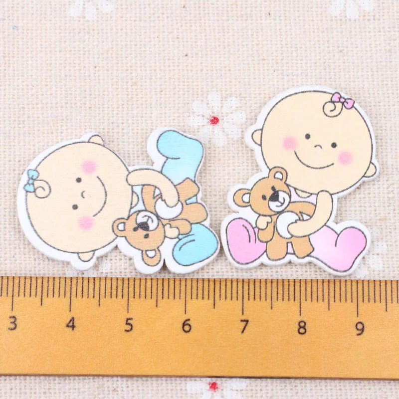 Blue/Pink Baby with Bear Pattern Scrapbooking Craft Embellishment For Handmade Sewing Home Decoration 29x35mm 20pcs MT0378-FD
Blue/Pink Baby with Bear Pattern Scrapbooking Craft Embellishment For Handmade Sewing Home Decoration 29x35mm 20pcs MT0378-FD