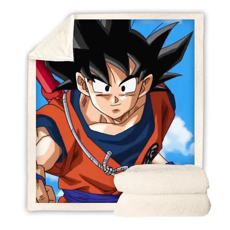 Goku Dragon Ball Throw Blanket Home Fashion Kid Adult Travel Portable Sherpa Fleece Microfiber Quilts 3D Print Bedspread Soft
Goku Dragon Ball Throw Blanket Home Fashion Kid Adult Travel Portable Sherpa Fleece Microfiber Quilts 3D Print Bedspread Soft