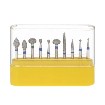 10 Pcs Dental High Speed Burs Set Diamond Drill Bits Teeth Polishing Tooth Preparation Bur Dental Equipment Teeth Whitening
10 Pcs Dental High Speed Burs Set Diamond Drill Bits Teeth Polishing Tooth Preparation Bur Dental Equipment Teeth Whitening