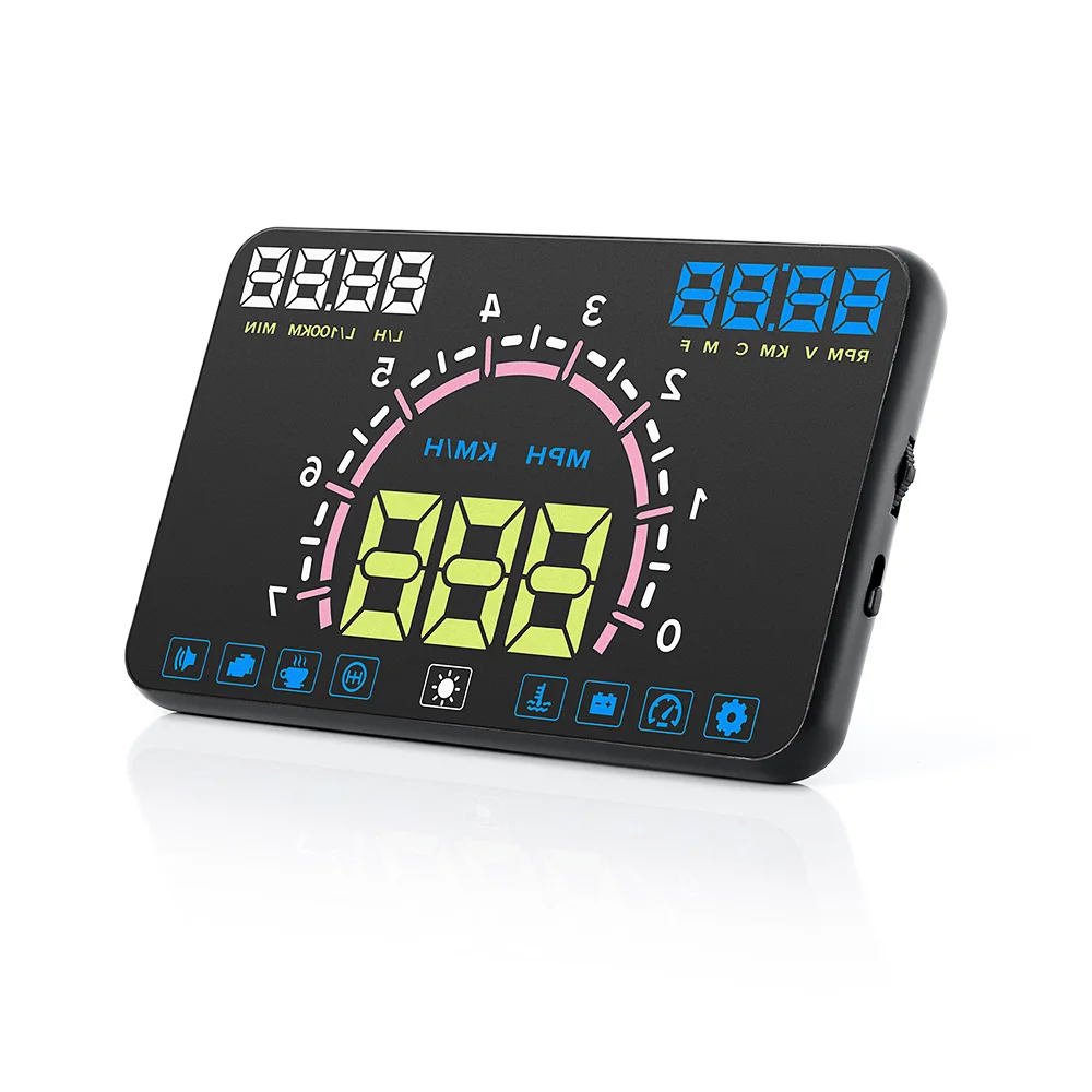 Car HUD Head-up Display LED Windscreen Projector OBD2 Scanner Speed Warning Fuel Consumption Display Diagnostic Detect fault cod
Car HUD Head-up Display LED Windscreen Projector OBD2 Scanner Speed Warning Fuel Consumption Display Diagnostic Detect fault cod