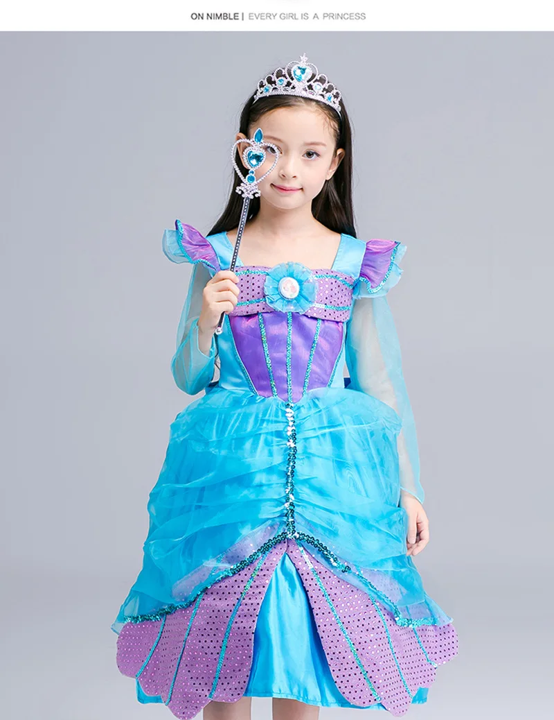 2019 Newest Baby Girl Dress Kid Cosplay Costume Clothes Mermaid Princess Style Child Long Sleeve Ball Gown For Halloween Party
2019 Newest Baby Girl Dress Kid Cosplay Costume Clothes Mermaid Princess Style Child Long Sleeve Ball Gown For Halloween Party
