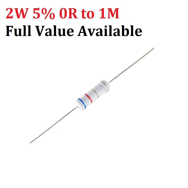 Free Ship 200pcs 2W Carbon Film Resistor (0R to 1M) 10K ohm 10K 4.7k 2.2K 1K 100K Metal film 3/5/60//7/8/9.1.2.3.4.5.6.7.8./R/K
Free Ship 200pcs 2W Carbon Film Resistor (0R to 1M) 10K ohm 10K 4.7k 2.2K 1K 100K Metal film 3/5/60//7/8/9.1.2.3.4.5.6.7.8./R/K