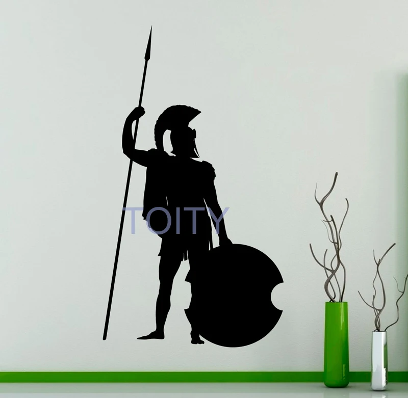 Warrior Wall Decal Vinyl Sticker Spartan with Shield and Spear Art Decor Home Interior Room Design Mural H101cm x W56cm
Warrior Wall Decal Vinyl Sticker Spartan with Shield and Spear Art Decor Home Interior Room Design Mural H101cm x W56cm
