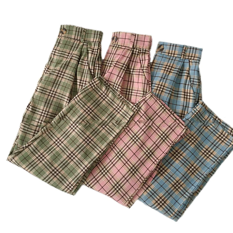 2019 Harajuku High Waist Joggers Women Streetwear Plaid Pants Korean Vintage Sweatpants Ladies Summer Plus Size Pants For Women
2019 Harajuku High Waist Joggers Women Streetwear Plaid Pants Korean Vintage Sweatpants Ladies Summer Plus Size Pants For Women