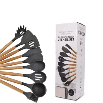 9 Pcs Premium Silicone Wooden Spatula Cooking Utensil Tools Set Kitchen Set Kitchen Utensils Set Cookware Kitchenware Set 
9 Pcs Premium Silicone Wooden Spatula Cooking Utensil Tools Set Kitchen Set Kitchen Utensils Set Cookware Kitchenware Set