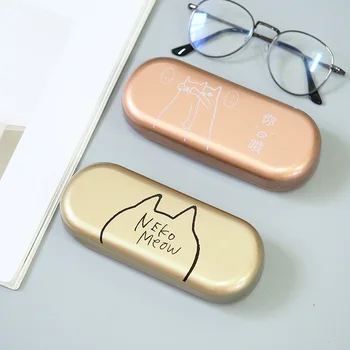 1pcs Korean version of the simple student tinplate cartoon printing glasses storage box Spvgaga angry kitten glasses case
1pcs Korean version of the simple student tinplate cartoon printing glasses storage box Spvgaga angry kitten glasses case