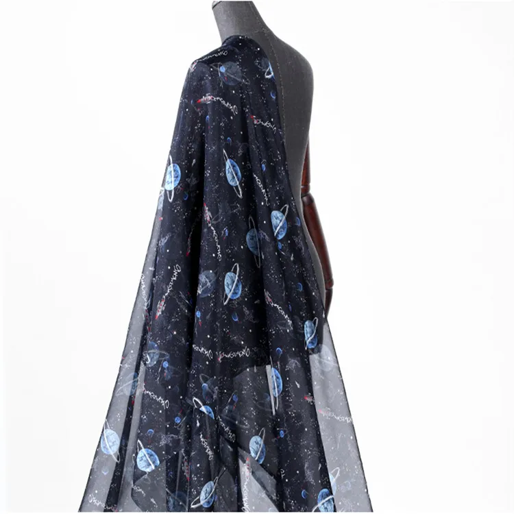 135cm Width 8mm Vast Universe Space Print 100% Mulberry Silk Chiffon Fabric for Woman Summer Dress Sewing DIY-AF661
135cm Width 8mm Vast Universe Space Print 100% Mulberry Silk Chiffon Fabric for Woman Summer Dress Sewing DIY-AF661