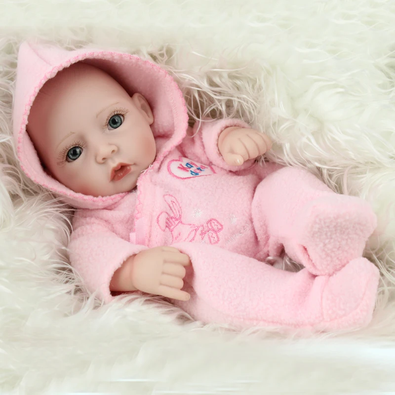10 дюймовые силиконовые куклы для всего тела мини новорожденных детей любви