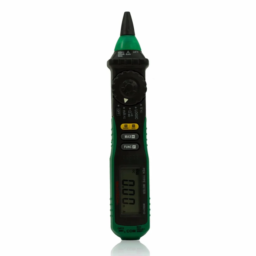 MASTECH MS8211D Pen Type Digital Multimeter Pen-Type Meter Auto Range DMM Multitester Voltage Current Tester Logic Level Test
MASTECH MS8211D Pen Type Digital Multimeter Pen-Type Meter Auto Range DMM Multitester Voltage Current Tester Logic Level Test