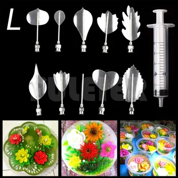 baking&pastry tools 11pcs Stainless steel 3D Gelatin Jelly cake Art Needles DIY Jelly Cake Decorating Tool nozzle set Syringe
baking&pastry tools 11pcs Stainless steel 3D Gelatin Jelly cake Art Needles DIY Jelly Cake Decorating Tool nozzle set Syringe