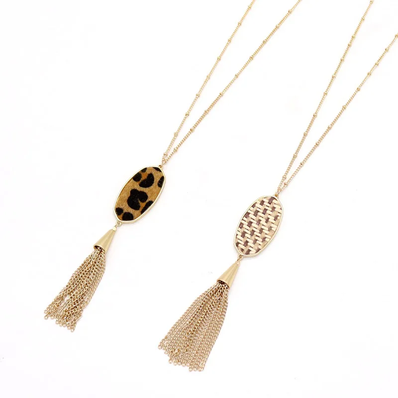 ZWPON 2018 New Knit Straw PU Leather Oval Frame Pendant Tassel Necklace for Women Fashion Long ZA Necklace Jewelry Wholesale
ZWPON 2018 New Knit Straw PU Leather Oval Frame Pendant Tassel Necklace for Women Fashion Long ZA Necklace Jewelry Wholesale