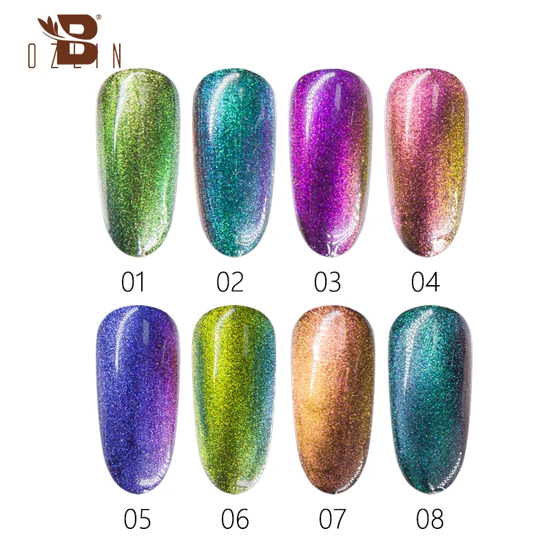 1 Bottle 7.3 ml Lastest Chameleon Magic 5D Cat Eye Gel Nails Polish 8 Colors Soak Off LED UV Gel Varnish Effect Nail Art Lacquer
1 Bottle 7.3 ml Lastest Chameleon Magic 5D Cat Eye Gel Nails Polish 8 Colors Soak Off LED UV Gel Varnish Effect Nail Art Lacquer