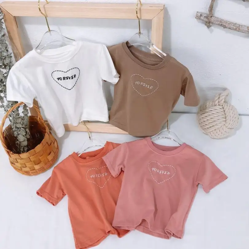 2019 Summer Short Sleeve T-shirt For Boys And Girls Letter Print Cotton Baby Toddler Clothes Girl Boy T Shirt Children Tshirt
2019 Summer Short Sleeve T-shirt For Boys And Girls Letter Print Cotton Baby Toddler Clothes Girl Boy T Shirt Children Tshirt