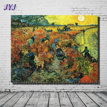 Red Vineyards At Arles 1888 by Vincent Van Gogh Handpainted Famous Oil Painting Canvas Wall Art Gift Top Home Decoration VG024
Red Vineyards At Arles 1888 by Vincent Van Gogh Handpainted Famous Oil Painting Canvas Wall Art Gift Top Home Decoration VG024