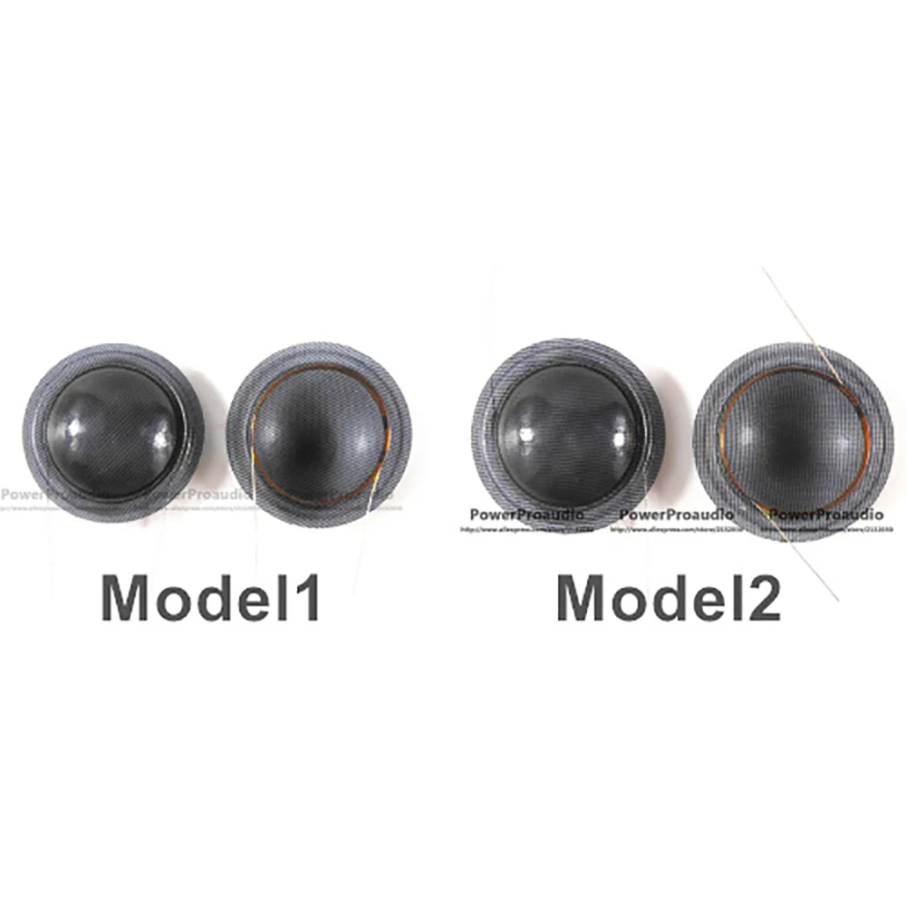 2PCS High Quality Replacement Transparent Black Silk Film Dome Diaphragm For voice coil 20.4mm Repair Kit 8 Ohm
2PCS High Quality Replacement Transparent Black Silk Film Dome Diaphragm For voice coil 20.4mm Repair Kit 8 Ohm