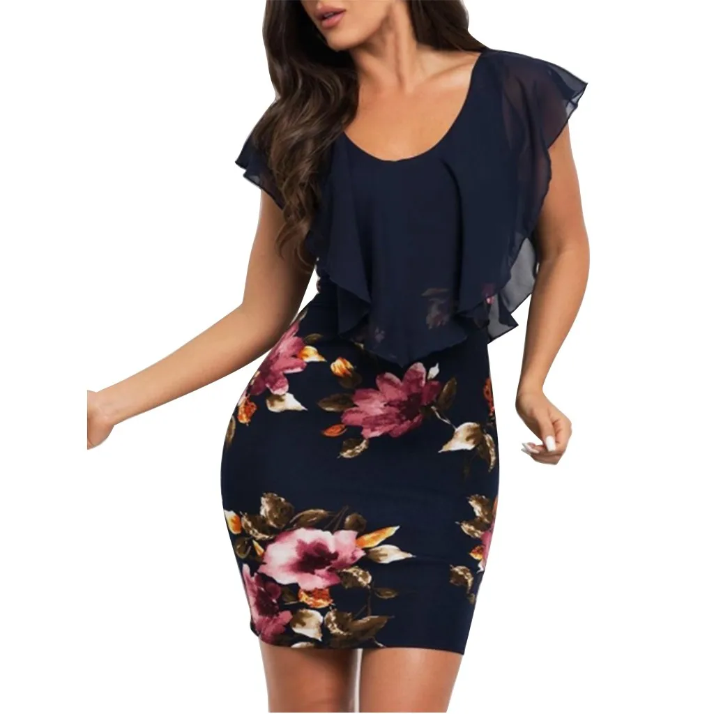 Sexy Womens Sleeveless Floral Printed Bodycon Holiday Party Short Mini Dress sexy colorful comfortable breathe fashion saia#X
Sexy Womens Sleeveless Floral Printed Bodycon Holiday Party Short Mini Dress sexy colorful comfortable breathe fashion saia#X