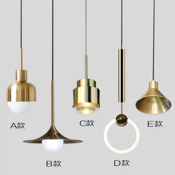 Europe Nordic small copper brass pendant light lamp LED golden modern pendant lamp light bedroom dinning bar LED pendant light
Europe Nordic small copper brass pendant light lamp LED golden modern pendant lamp light bedroom dinning bar LED pendant light