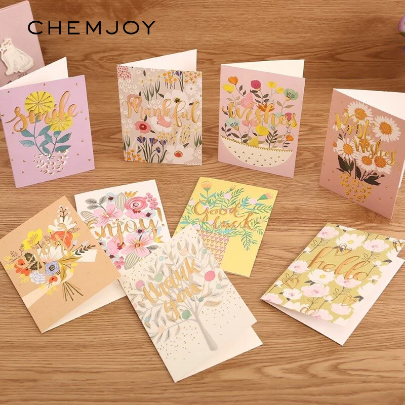 Pack of 9 Assorted Flowers Blank Greeting Cards Thank You Note Cards Invitations with Envelopes for Wedding Birthdays
Pack of 9 Assorted Flowers Blank Greeting Cards Thank You Note Cards Invitations with Envelopes for Wedding Birthdays