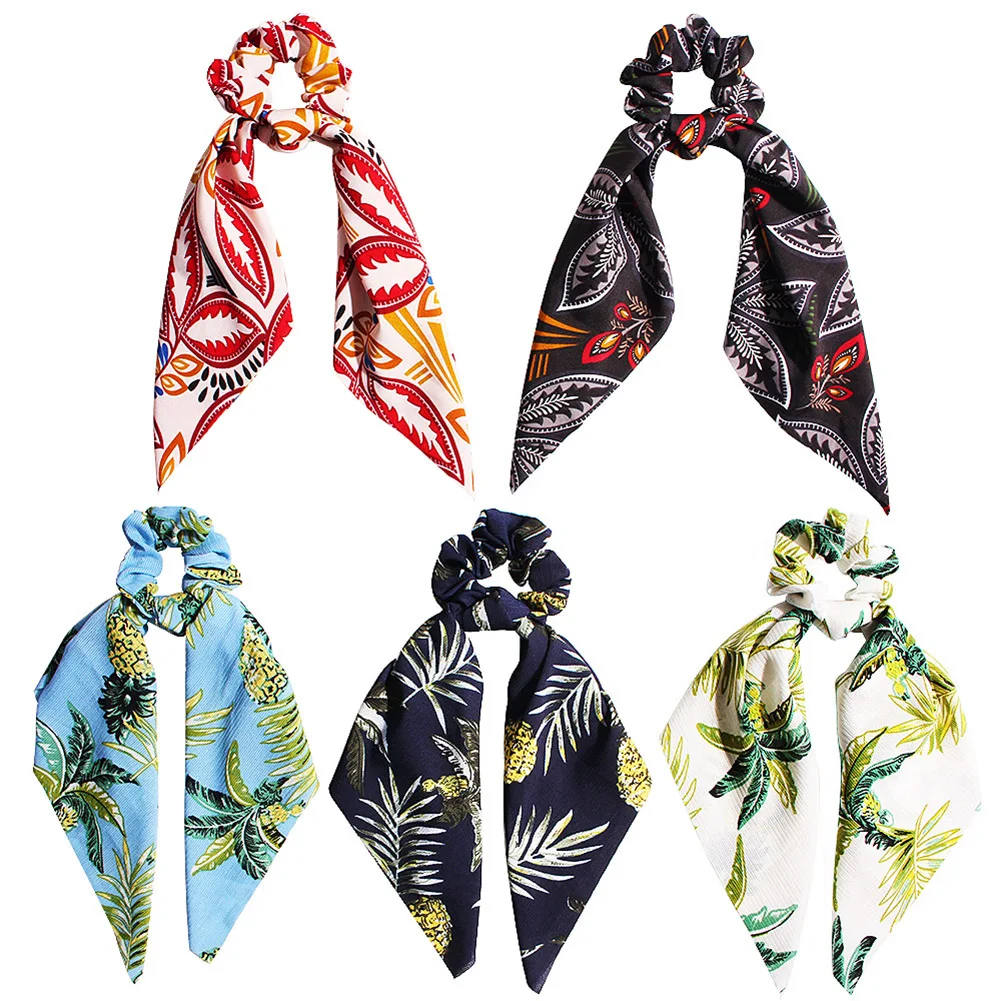 Bohemian DIY Bow Streamers Hair Scrunchies Pineapple Flower Print Ribbon Hair Rope Ties Women Girls Hairbands Hair Accessories
Bohemian DIY Bow Streamers Hair Scrunchies Pineapple Flower Print Ribbon Hair Rope Ties Women Girls Hairbands Hair Accessories