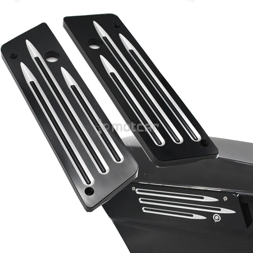 Black CNC Hard Deep Cut Billet Aluminum Saddlebag Latch Cover Case For Harley Touring 93-13 Drop Shipping
Black CNC Hard Deep Cut Billet Aluminum Saddlebag Latch Cover Case For Harley Touring 93-13 Drop Shipping