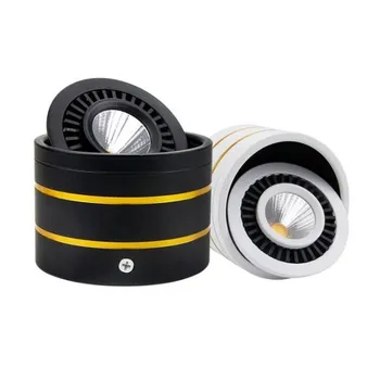 Wholesale Dimmable LED Spot Light Ceiling Lamp 15W/9W/7W 360 Degree Rotating Surface Mounted LED COB Downlight with LED Driver
Wholesale Dimmable LED Spot Light Ceiling Lamp 15W/9W/7W 360 Degree Rotating Surface Mounted LED COB Downlight with LED Driver