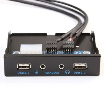 High Speed 3.5" 18Pin to 2 Port USB 2.0 HUB with Mic Audio 3.5mm PC Floppy Drive Bay Front Panel
High Speed 3.5" 18Pin to 2 Port USB 2.0 HUB with Mic Audio 3.5mm PC Floppy Drive Bay Front Panel