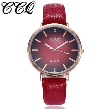 CCQ Brand Fashion Women Leather Simple Dial Wrist Watches Casual Women's Rhinestone Analog Quartz Watches Relogio Feminino
CCQ Brand Fashion Women Leather Simple Dial Wrist Watches Casual Women's Rhinestone Analog Quartz Watches Relogio Feminino