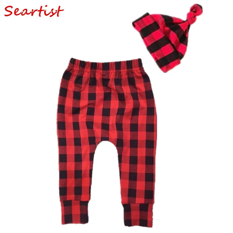 Seartist Baby Girls Boys Spring Clothing Set Pants+Hat Headband Baby Girl Boy Red Plaid Clothes Kids Leggings Pants 2019 New 30
Seartist Baby Girls Boys Spring Clothing Set Pants+Hat Headband Baby Girl Boy Red Plaid Clothes Kids Leggings Pants 2019 New 30