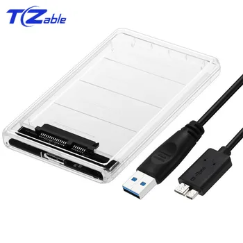 HDD Hard Disk Drive External 2.5" USB 3.0 SATA Hd Box HDD Enclosure Transparent Case Tool Free 5 Gbps Support 2TB UASP Protocol
HDD Hard Disk Drive External 2.5" USB 3.0 SATA Hd Box HDD Enclosure Transparent Case Tool Free 5 Gbps Support 2TB UASP Protocol