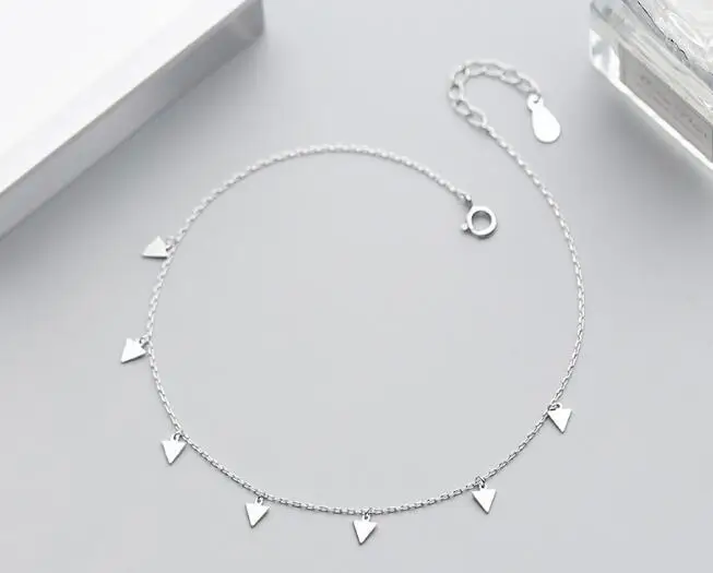 1pc 100% Authentic Real. 925 Sterling Silver Fine Jewelry polished Triangle Geometric Anklet Bracelet GTLS735
1pc 100% Authentic Real. 925 Sterling Silver Fine Jewelry polished Triangle Geometric Anklet Bracelet GTLS735