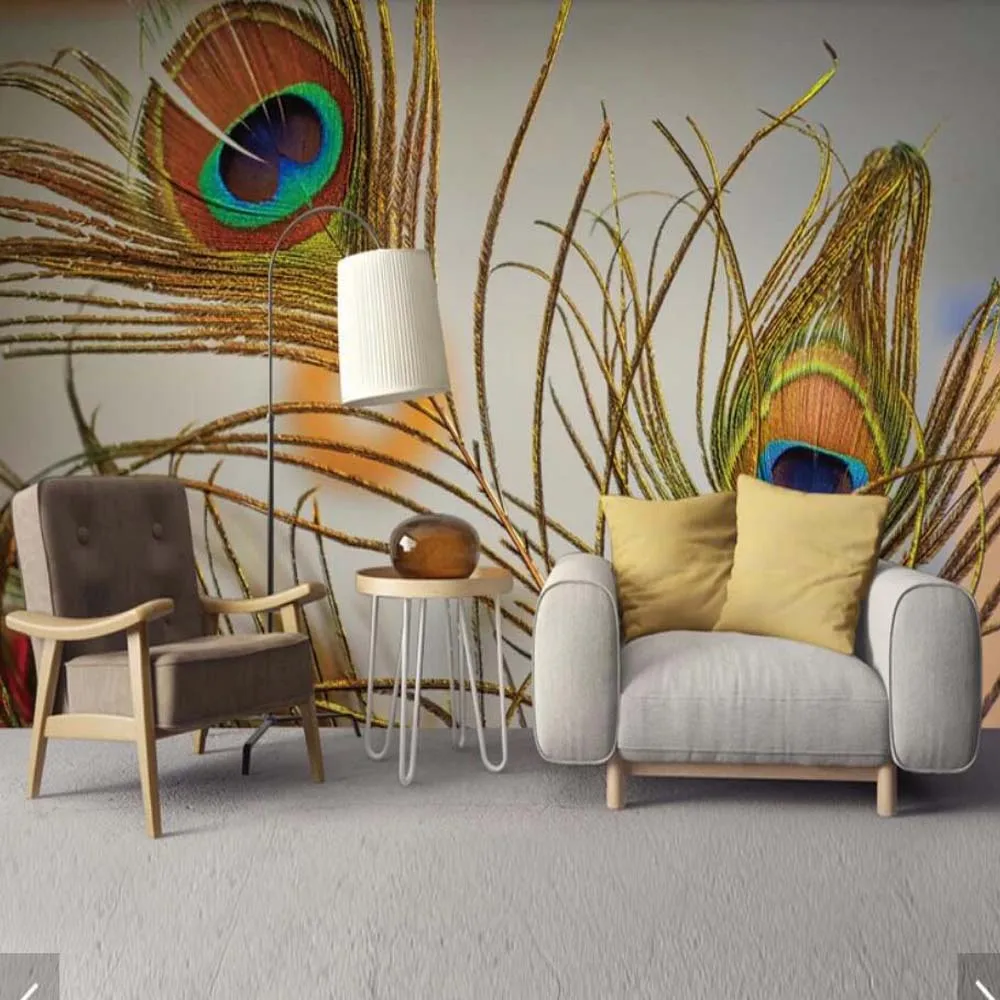 3D Colorful Peacock Feather Wallpaper Mural Art Decals HD Printed Photo Paper Papel De Parede papers Murals
3D Colorful Peacock Feather Wallpaper Mural Art Decals HD Printed Photo Paper Papel De Parede papers Murals
