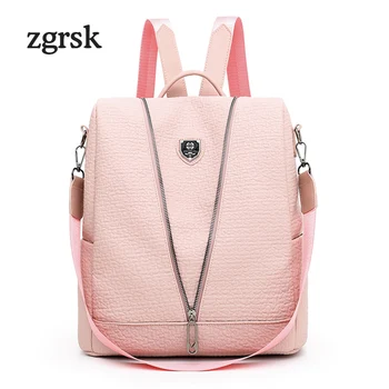 Girl Backpack Shopping Bag Backpack Brand Zipper Pu Solid Black Preppy Style Fashionable School Bags For Teenage Girls Bookbags 
Girl Backpack Shopping Bag Backpack Brand Zipper Pu Solid Black Preppy Style Fashionable School Bags For Teenage Girls Bookbags