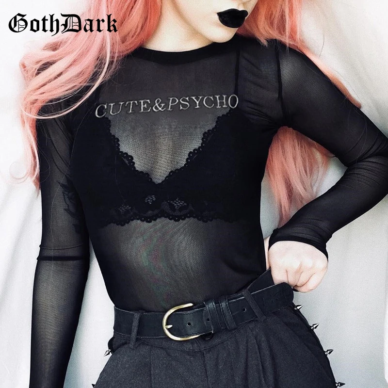 Goth Dark Mesh Bodysuit Women Embroidery Transparent Sexy Girl Punk Fitness Jumpsuits Long Sleeve Summer Sheer Bodysuit Gothic
Goth Dark Mesh Bodysuit Women Embroidery Transparent Sexy Girl Punk Fitness Jumpsuits Long Sleeve Summer Sheer Bodysuit Gothic