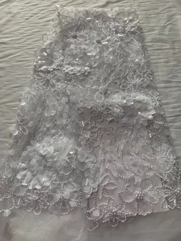 Nigerian Lace Fabric 2019 High Quality African Tulle Lace Fabric With 3D Sequins French Net Lace For Wedding Dress New YYZ0893
Nigerian Lace Fabric 2019 High Quality African Tulle Lace Fabric With 3D Sequins French Net Lace For Wedding Dress New YYZ0893