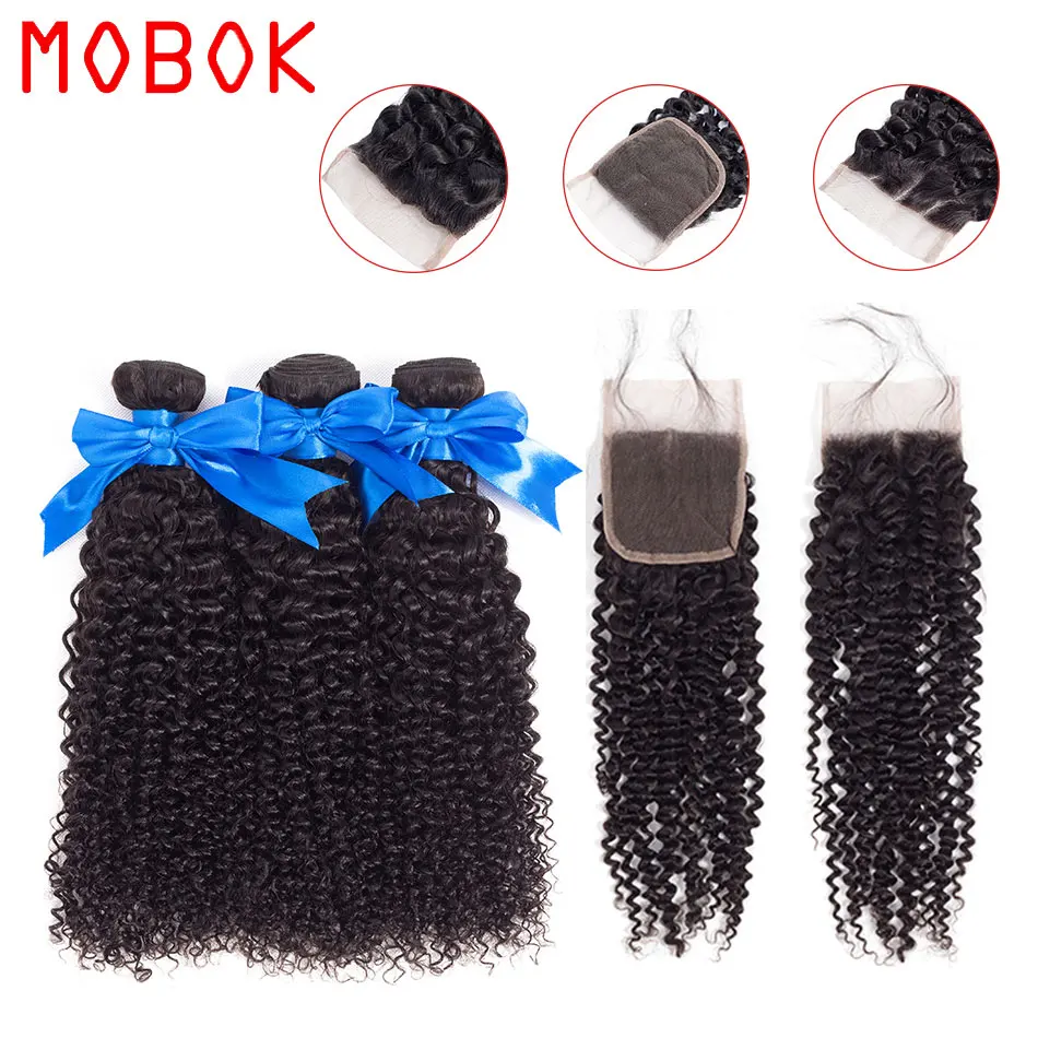 MOBOK Peruvian Hair Bundles with Closure Human Hair Extension Cheap Bundles of Hair with Closure Kinky Curly with Closure
MOBOK Peruvian Hair Bundles with Closure Human Hair Extension Cheap Bundles of Hair with Closure Kinky Curly with Closure