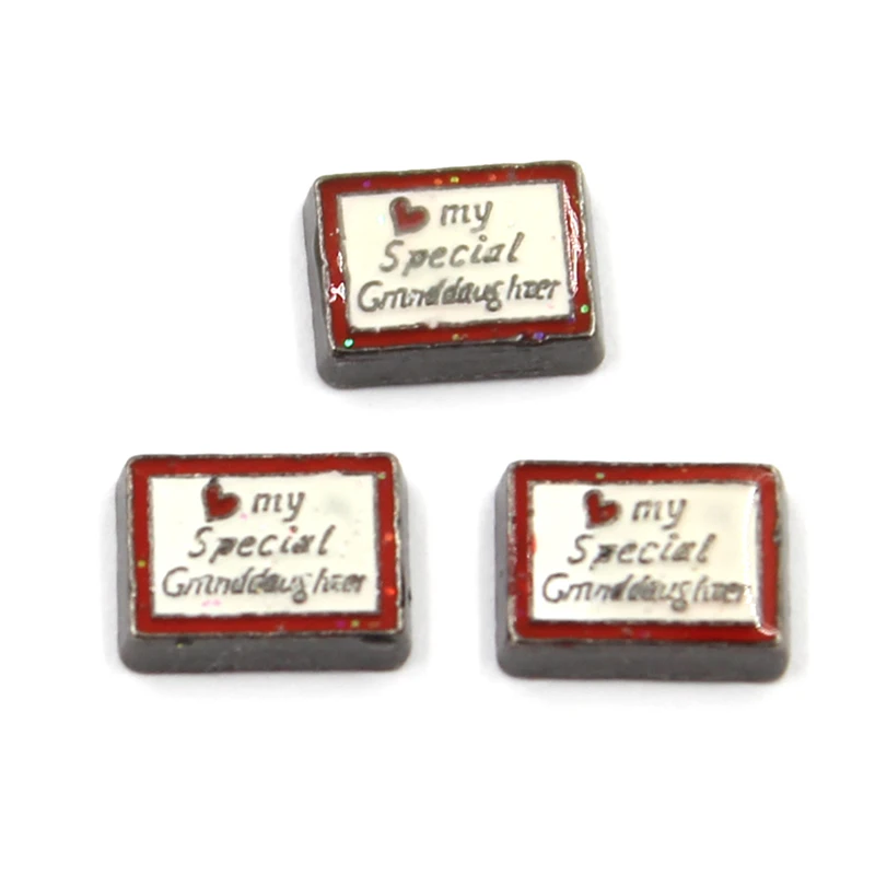 20pcs/lot Diy Floating Alloy Rectangular Love My Special Granddaughter Charm For Living Memory Locket
20pcs/lot Diy Floating Alloy Rectangular Love My Special Granddaughter Charm For Living Memory Locket