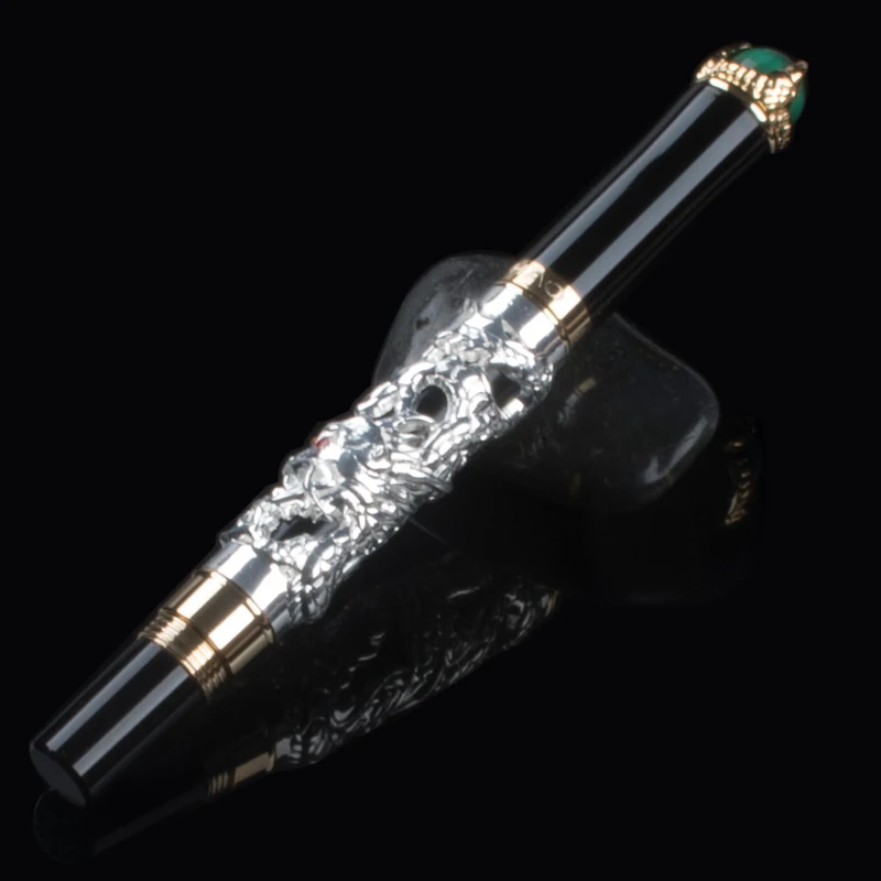 Excellent Luxury Medium Roller Ball Pen Gold Dragon Pen Clip / School Gift Box Office Business Men No Writing Problems
Excellent Luxury Medium Roller Ball Pen Gold Dragon Pen Clip / School Gift Box Office Business Men No Writing Problems