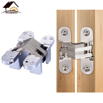 Myhomera Stainless Steel Hidden Hinges 70-140mm Built-in Concealed Cross Heavy-loading Folding Door Hinge Furniture Hardware
Myhomera Stainless Steel Hidden Hinges 70-140mm Built-in Concealed Cross Heavy-loading Folding Door Hinge Furniture Hardware
