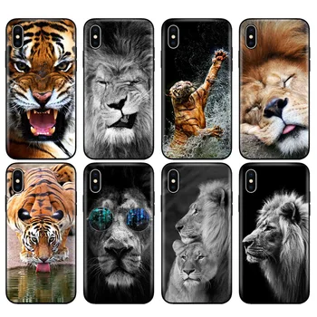 Black tpu case for iphone 5 5s se 6 6s 7 8 plus x 10 silicone cover for iphone XR XS 11 pro MAX case Lion tiger Fashion Animal
Black tpu case for iphone 5 5s se 6 6s 7 8 plus x 10 silicone cover for iphone XR XS 11 pro MAX case Lion tiger Fashion Animal