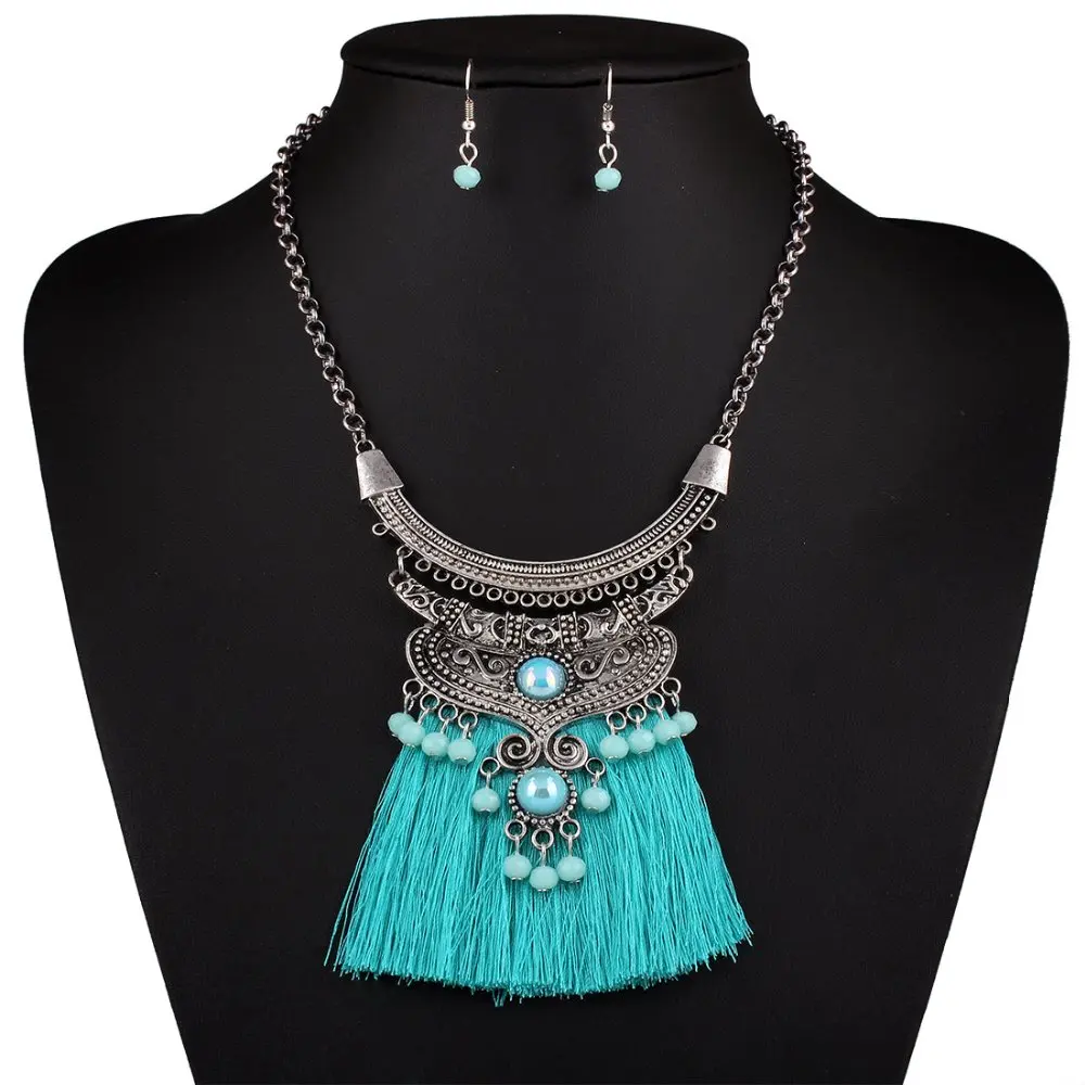 Fashion Vintage Choker Collar Bohemian Maxi Boho Necklace Ethnic Long Statement Tassel Necklace For Women Necklaces & Pendants
Fashion Vintage Choker Collar Bohemian Maxi Boho Necklace Ethnic Long Statement Tassel Necklace For Women Necklaces & Pendants
