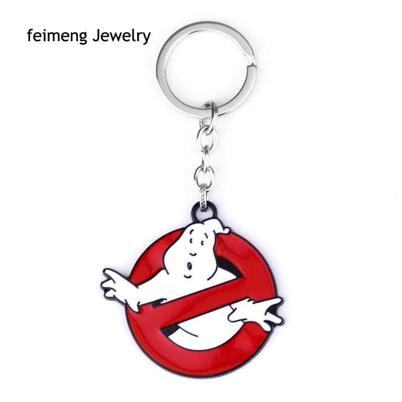 Оптовая продажа Ghostbusters Горячая цепочка ключей кольцо для из фильма брелок от