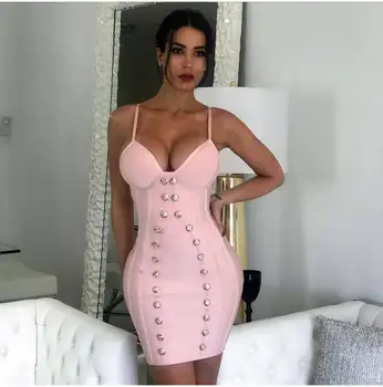 Pink and Blue Color Rayon Bandage Dress Strap Sleeveless Sexy Bodycon Mini Dress Club Party Dress
Pink and Blue Color Rayon Bandage Dress Strap Sleeveless Sexy Bodycon Mini Dress Club Party Dress