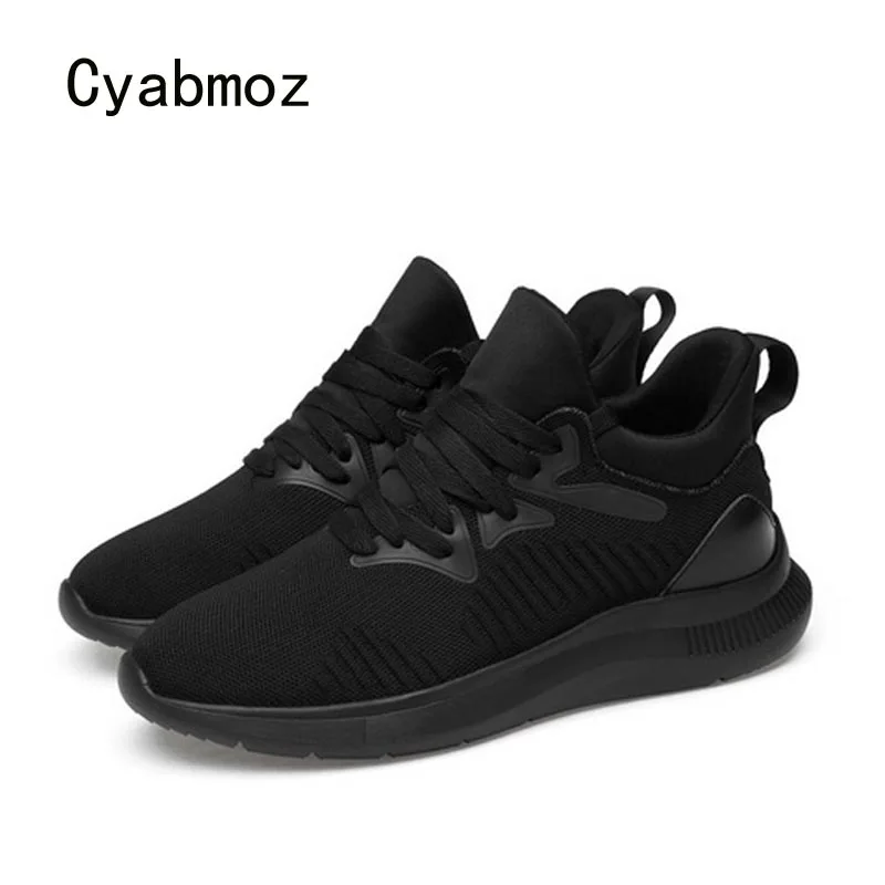 

Cyabmoz Fashion Men Height Increasing Shoes Comfortable Casual Breathable Elevator 6cm Mesh Man Shoes Sneakers zapatillas hombre