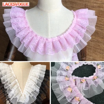 6yards 9cm Mesh fold lace trim Handmade DIY Bubble Skirt Ruffle edge Garment needlework sewing Clothing Decoration 787
6yards 9cm Mesh fold lace trim Handmade DIY Bubble Skirt Ruffle edge Garment needlework sewing Clothing Decoration 787
