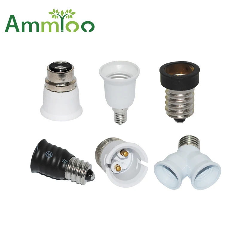 Lamps Converter E27 E14 GU10 G9 E12 B22 Base Mutual Conversion lamp Holders Converter Socket Adapter lampholders For LED Lights
Lamps Converter E27 E14 GU10 G9 E12 B22 Base Mutual Conversion lamp Holders Converter Socket Adapter lampholders For LED Lights