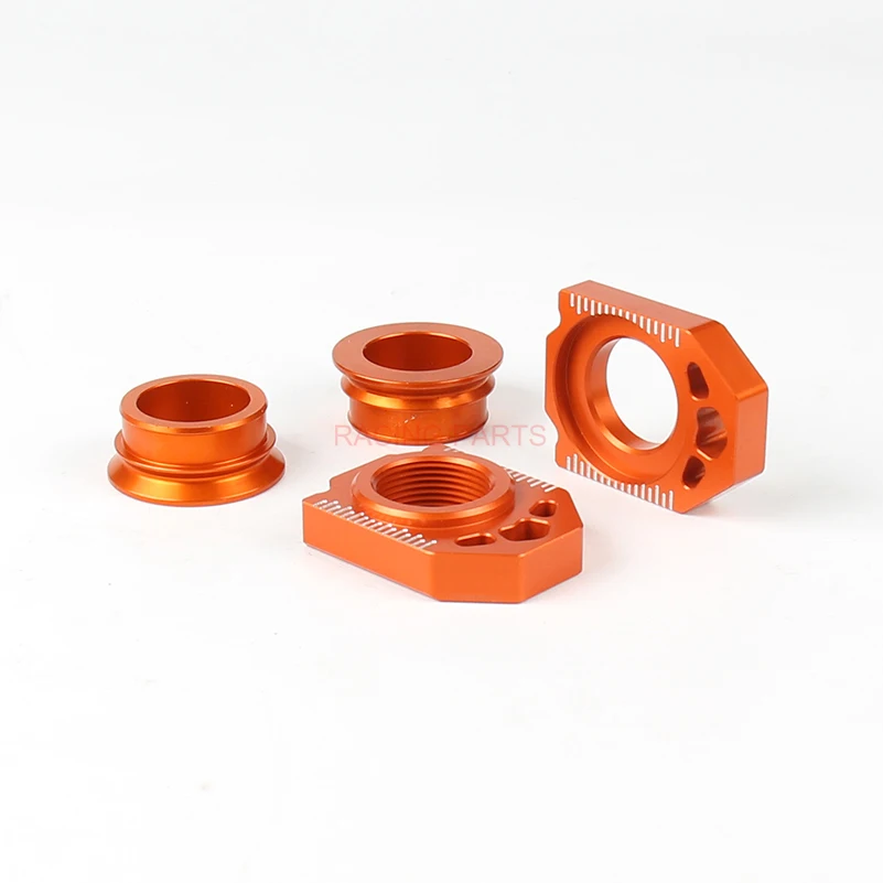 CNC Rear Chain Adjuster Axle Block And Rear Axle Wheel Hub Spacers For SX SX-F XC XC-F 125 250 350 450 530 Motorcycle
CNC Rear Chain Adjuster Axle Block And Rear Axle Wheel Hub Spacers For SX SX-F XC XC-F 125 250 350 450 530 Motorcycle